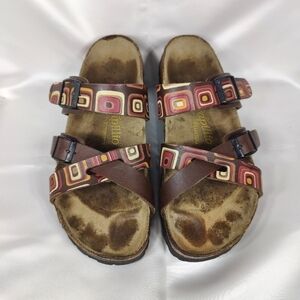 BIRKENSTOCK Papillio Leather Strap Unisex Sandals Women's Size 6 Mens 4